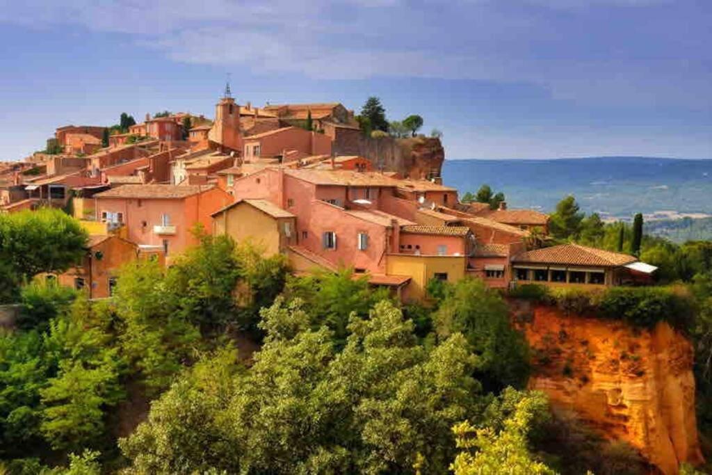 فيلا Soleil D'Ocre - Bastide A Roussillon Roussillon en Isere المظهر الخارجي الصورة